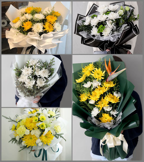 山东青岛平度市白沙河街道东双庙村白事花束代送